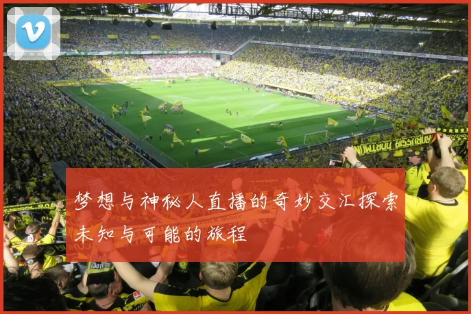 梦想与神秘人直播的奇妙交汇探索未知与可能的旅程